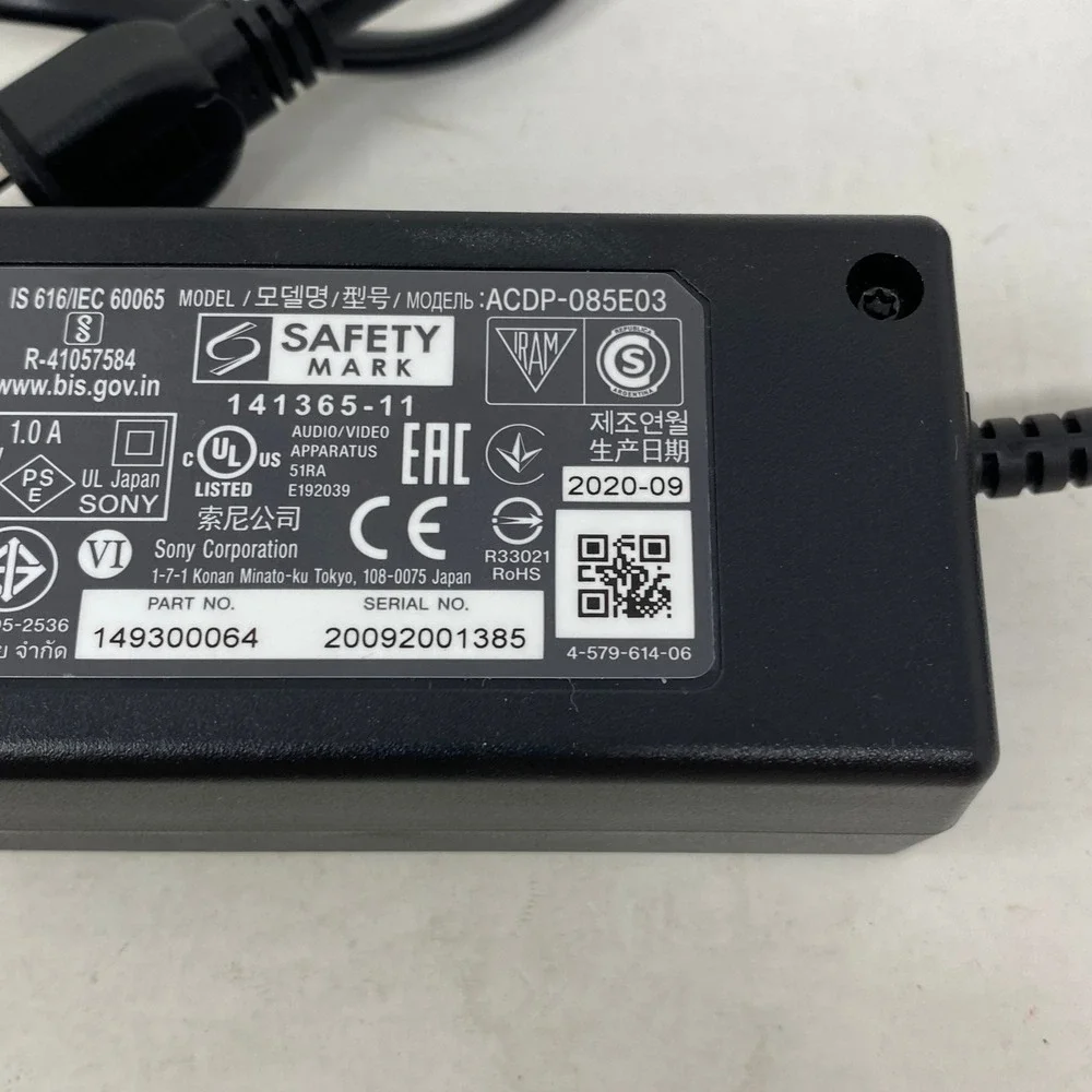 Sony RMT-AH410U Remote and ACDP-085E03 19.5V 85W AC Adapter Bundle